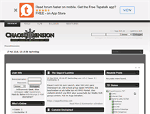 Tablet Screenshot of chaosdimension.de